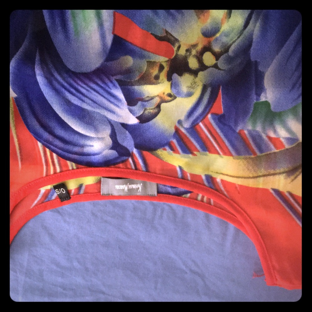 Colorful Floral Women's Tunic Top